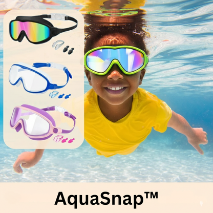AquaSnap™ – Leak-free, anti-fog children's goggles
