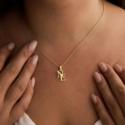 AurynGold™ – Personalized 18K Initial Necklace